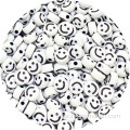 5.5*10 mm Yellow smiley face smile perler beads